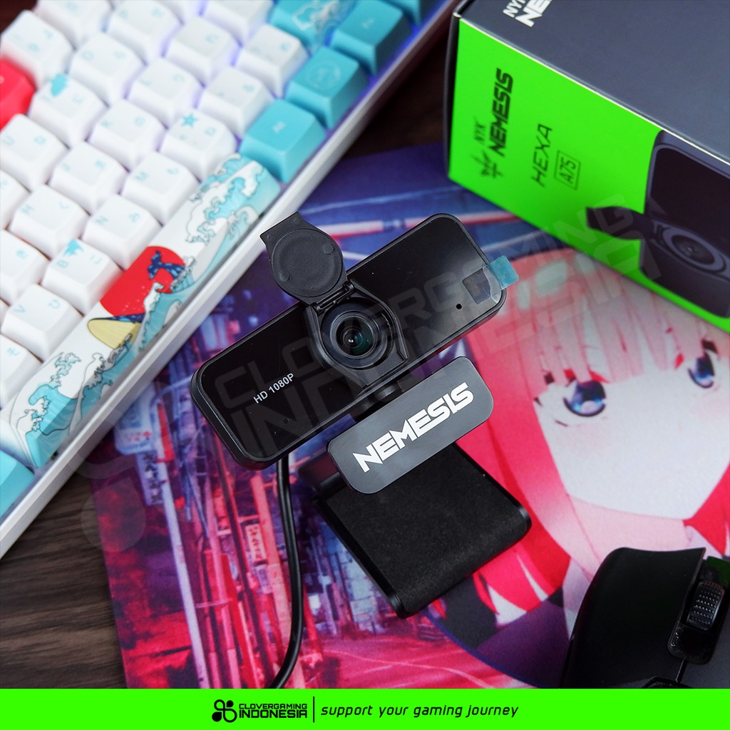 NYK Nemesis HEXA A75 Webcam USB Full HD 1080 30FPS - HEXA A-75