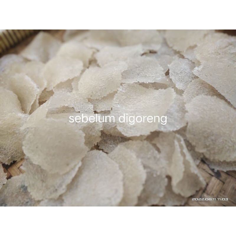 

LEMPENG/KRIPIK NASI/GENDAR/LEMPENG MENTAH SIAP GORENG