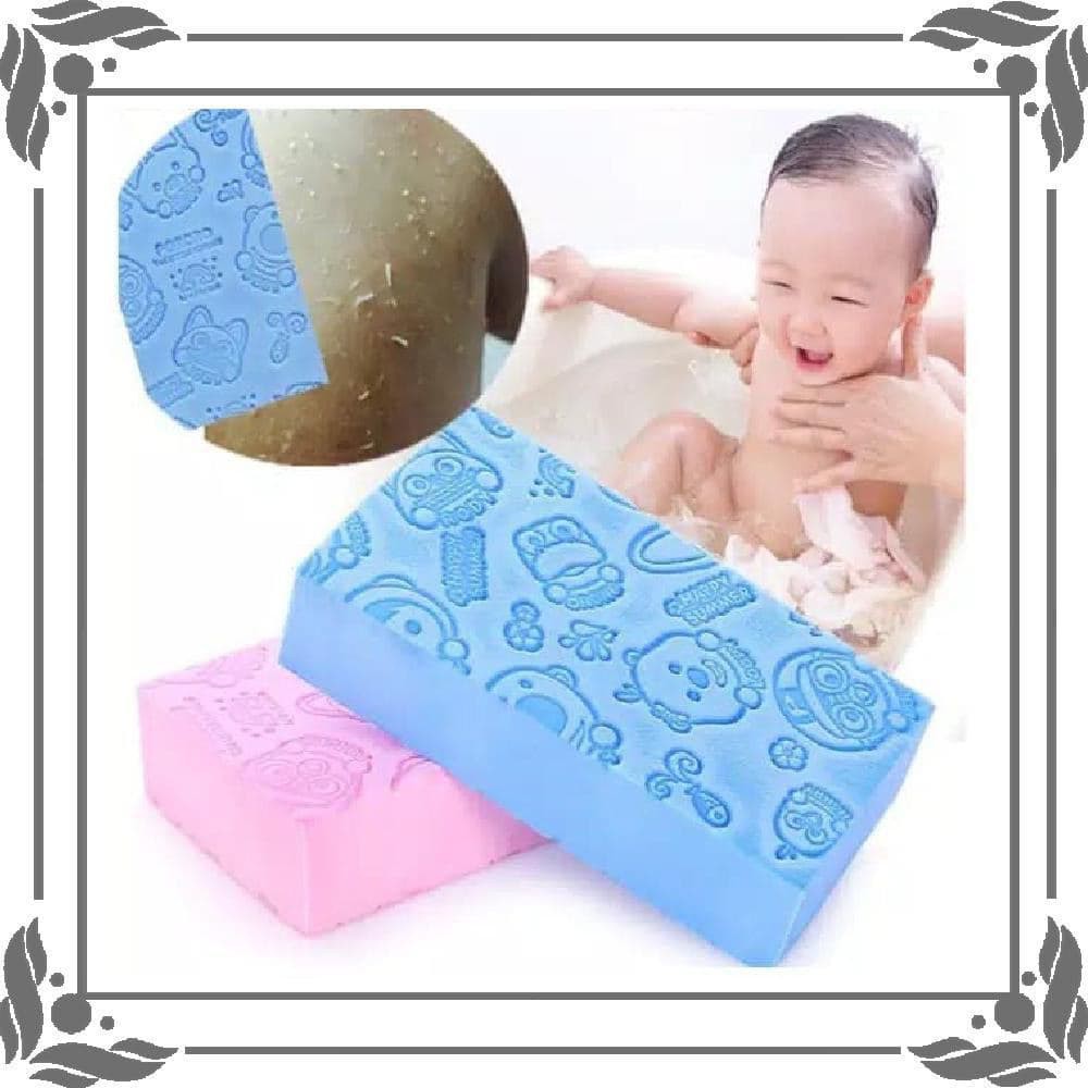 [LOCAL] - Sponge Mandi Pengangkat Daki aman buat kulit baby bayi dewasa