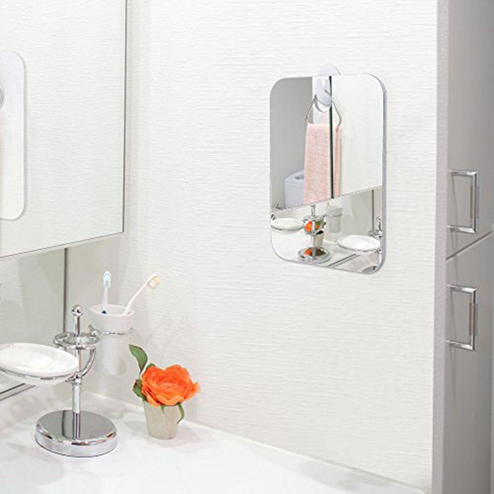 R-flower Mirror Portable Washroom Decor Suspensibility Anti Kabut