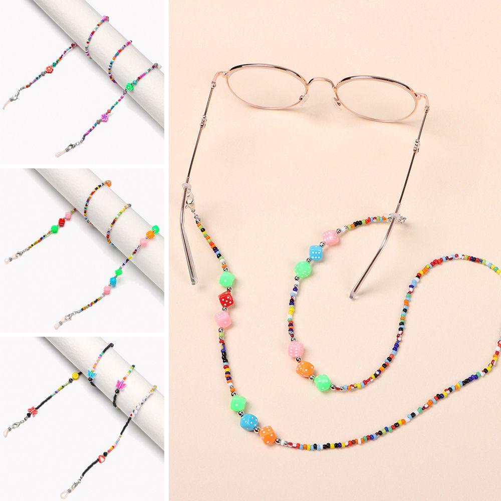 R-flower Glasses Chain Fashion Anti Slip Adjustable Sunglasses Lanyards