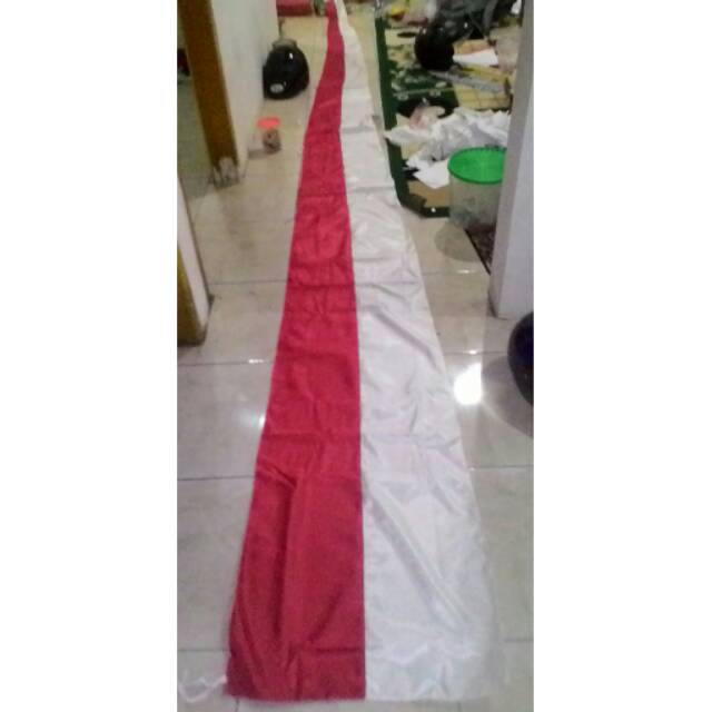  Bendera  umbul merah  putih  model layur panjang  5 meter 