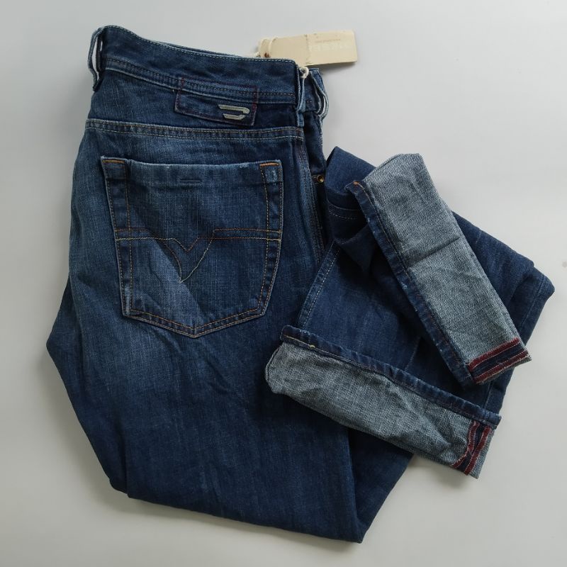 celana jeans second DIESEL ZATHAN made ITALY