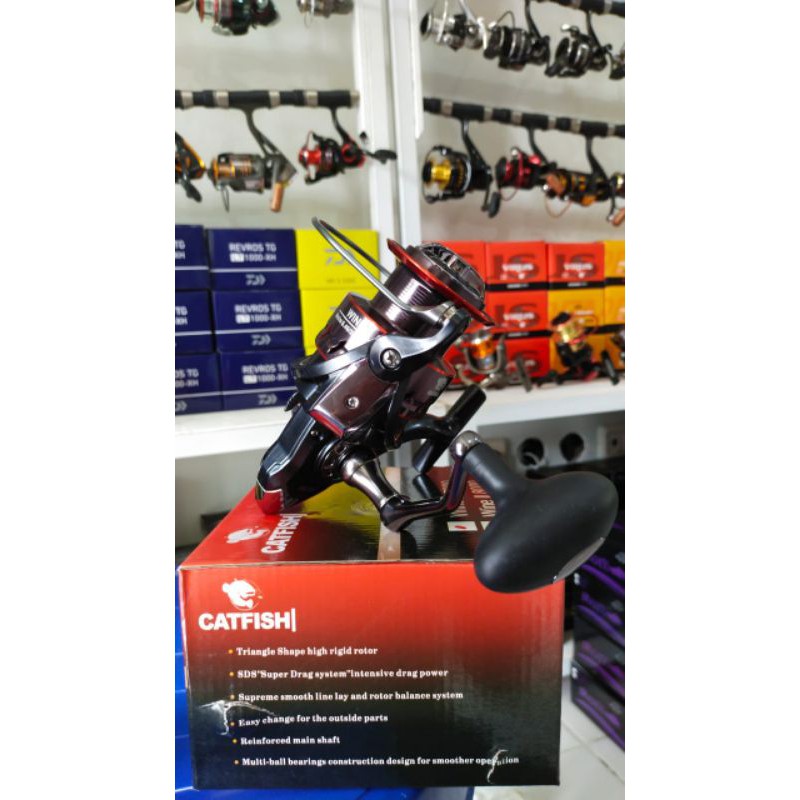 reel pancing laut catfish wine 7000 8000