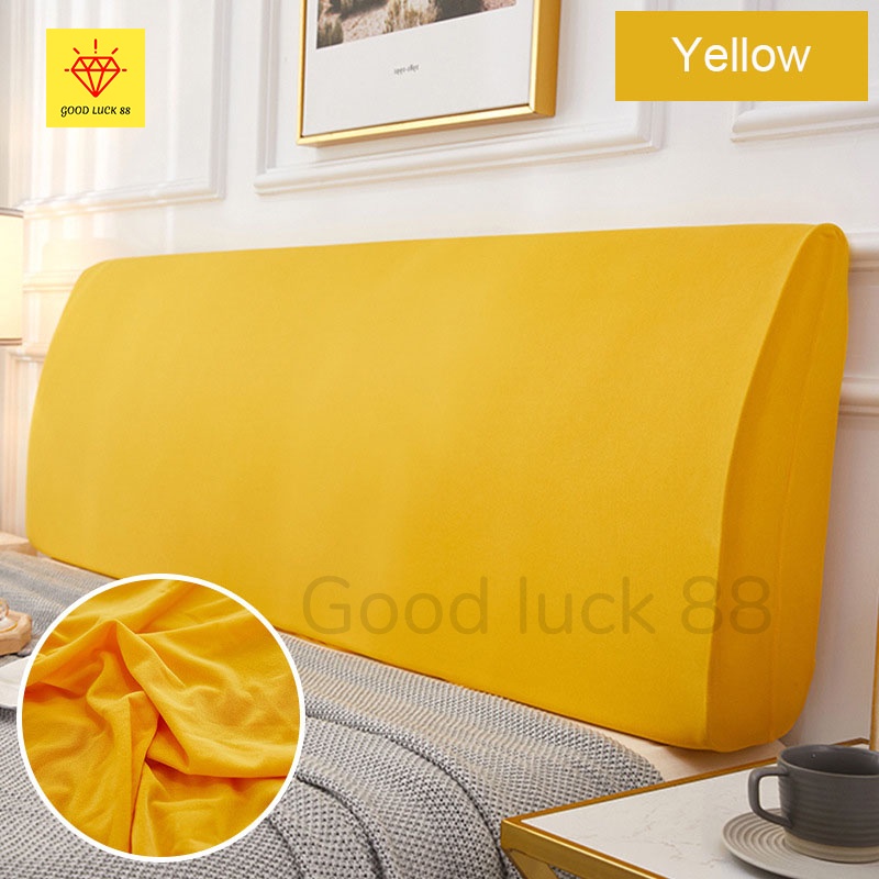 Sarung Headboard Tempat Tidur Springbed Divan Sandaran Kepala Kasur Ukuran 120x200 160x200 180 x200 200x200cm Motif Polos