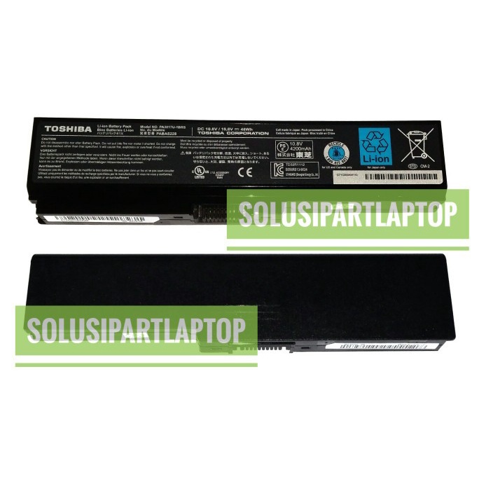 Original Baterai Toshiba Satellite C600 C640 L740 L745 PA3817U PA3817