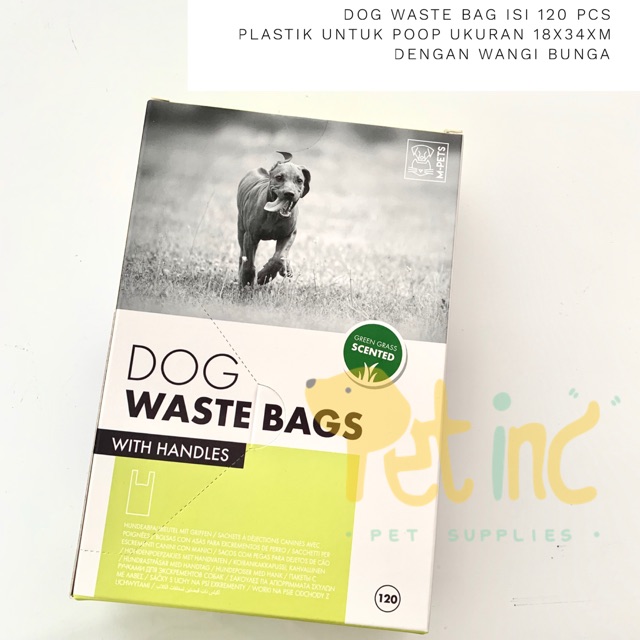 Dog waste bag / plastik poop isi 120 lembar