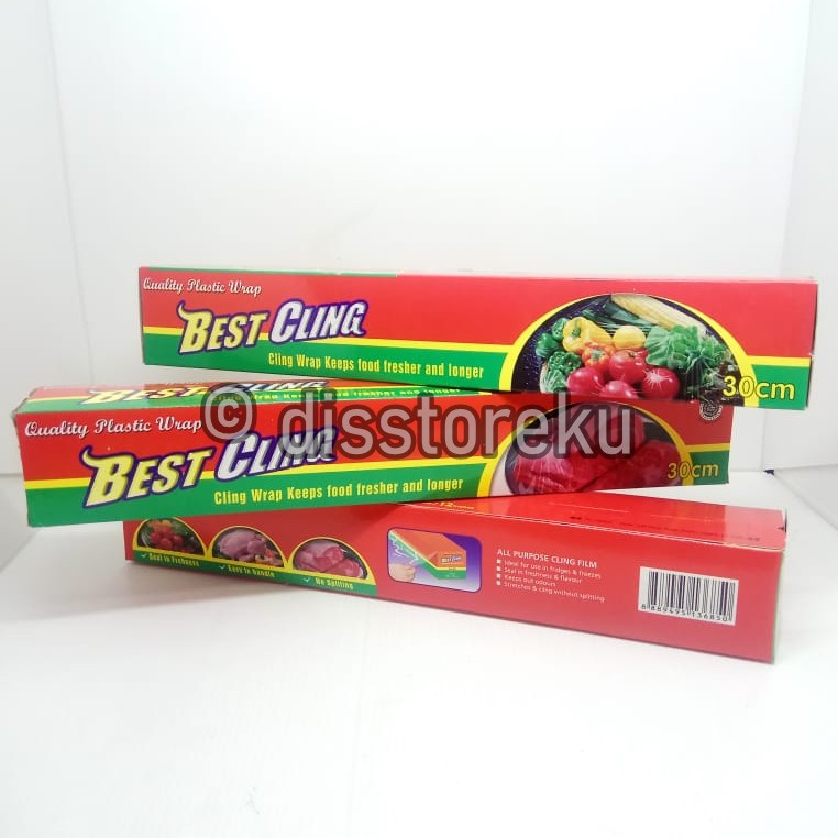 best cling plastik plastic wrap wraping pembungkus makanan higienis 30CM kotak