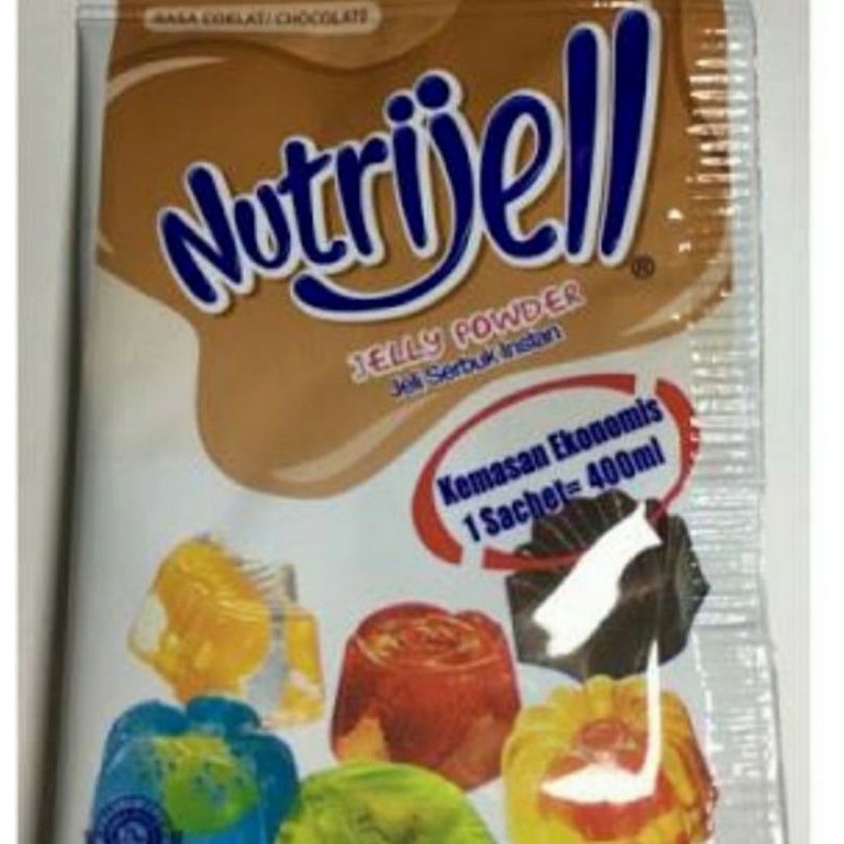 Nutrijell Jelli bubuk rasa Coklat 20 Gram