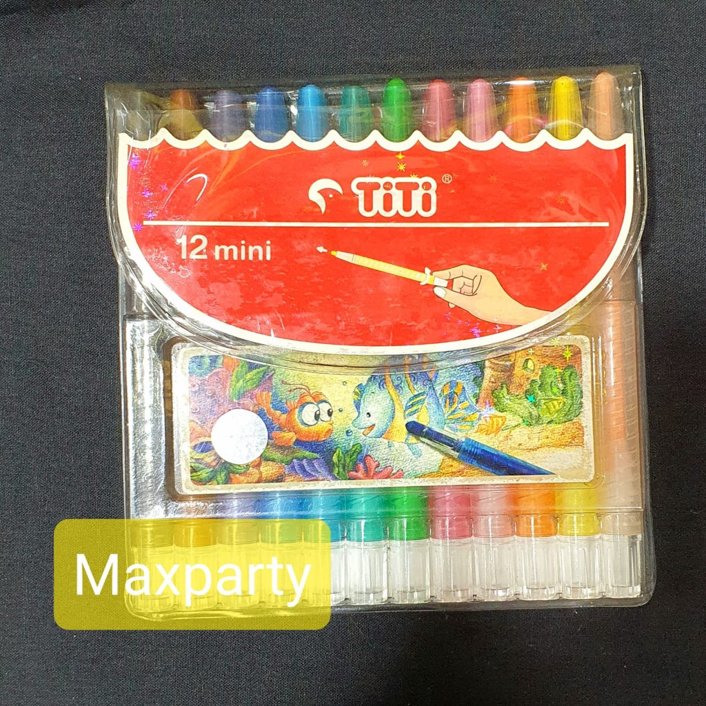 

Twist Crayon Putar Joyko TiTi TWCR-12MINI 12 Warna Colors