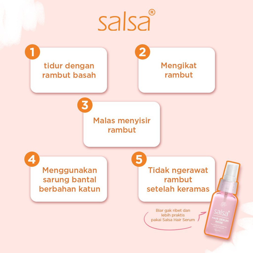 [SKINHOUSEID] SALSACOSMETICS HAIR SERUM SPRAY ROSE | PARFUME RAMBUT | PEWANGI RAMBUT | SERUM RAMBUT | BPOM