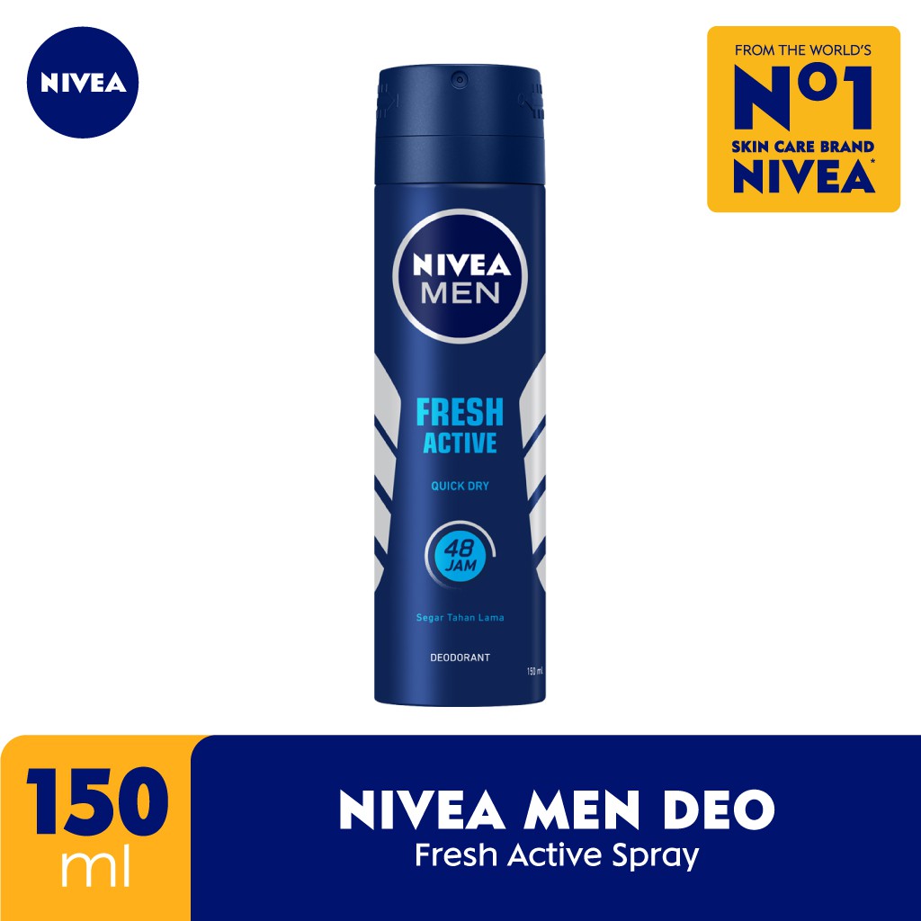 NIVEA MEN Personal Care Deodorant Fresh Active Spray - 150