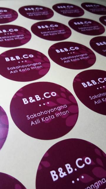 

CETAK STIKER LABEL TOKO ONLINE SHOP / STIKER KUE LEBARAN / CUTTING POLA / CUSTOME