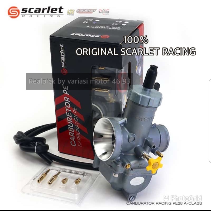 pe28 scarlet klx 150 karburator pe28 set intake