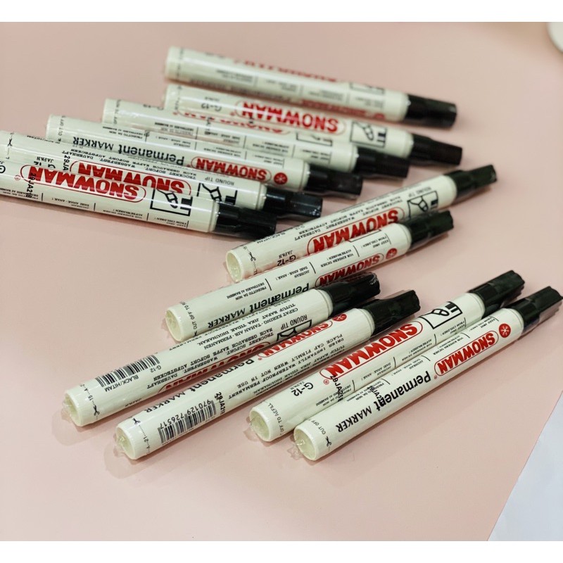 

[1 PCS] SPIDOL SNOWMAN PERMANENT MARKER G-12