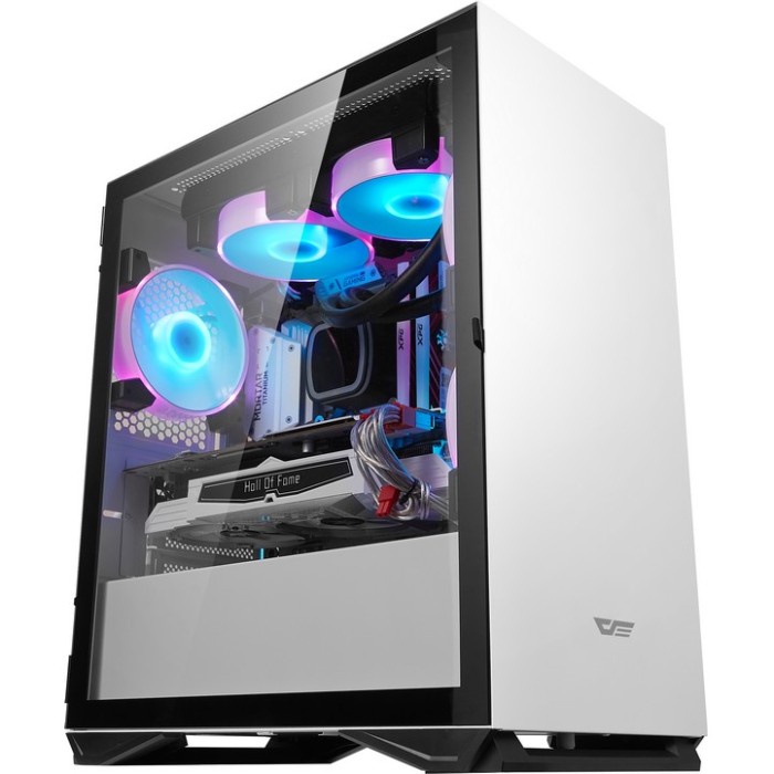 Casing Aigo Dlm22 Darkflash Matx Casing Case Pc - Putih