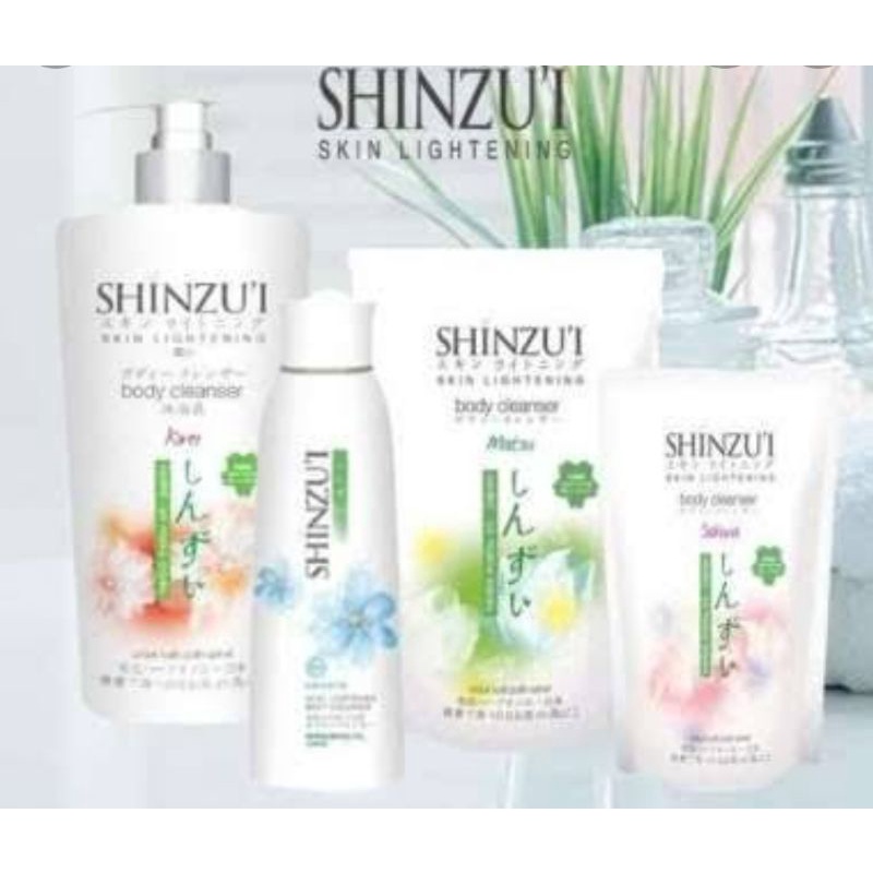 Shinzui Skin Lightening Body Cleanser sabun cair 900 ml/420ml/pump 500ml
