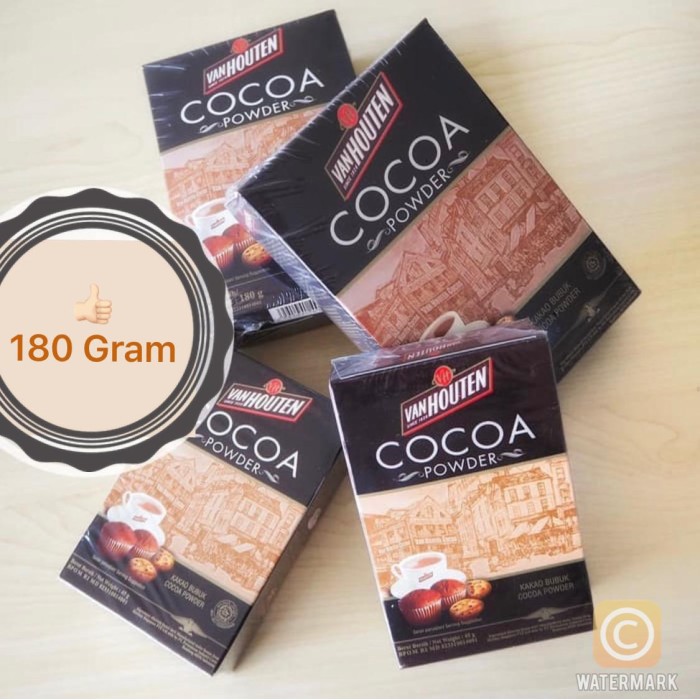 

Coklat Bubuk VAN HOUTEN 180 Gr COCOA POWDER KAKAO COKELAT Chocolate