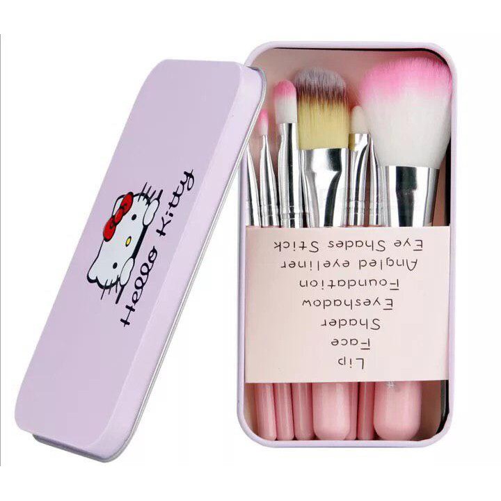 RADYSA - Brush HelloKitty 7in1 Kuas Makeup / Kuas Masker