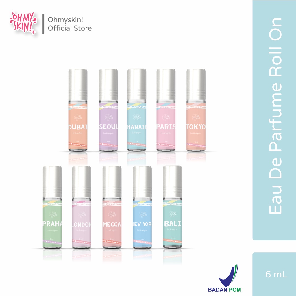 EAU DE PARFUM OHMYSKIN EDP ROLL ON BPOM