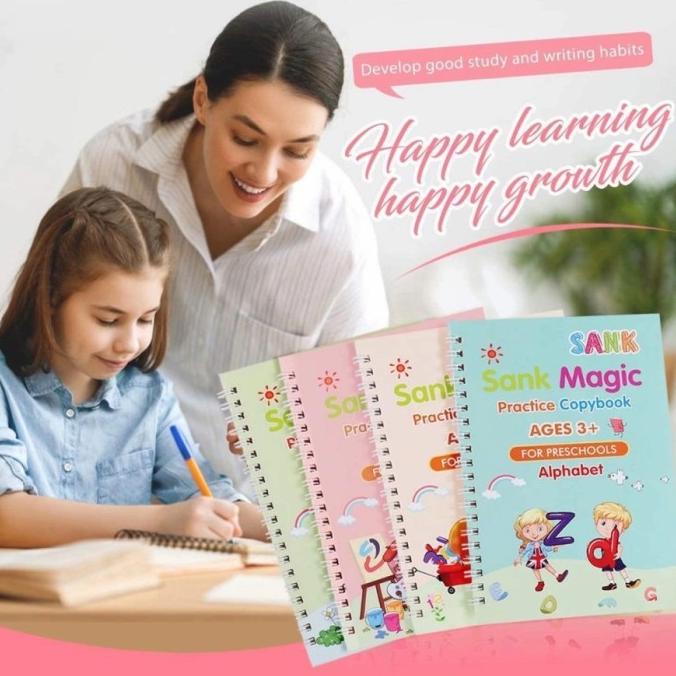 

[BISA COD] Set Buku Latihan Menulis Kaligrafi Sank Magic / Practice Book Sank