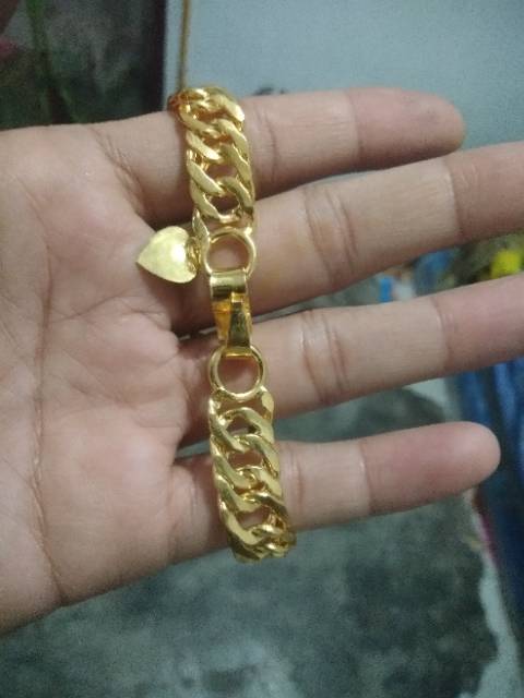 Gelang replika mas 24,awet,bisa disepuh ulang