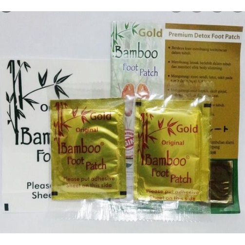 Koyo Kaki Bamboo Gold / Bambo Foot Patch / Bambu Kiyome Original
