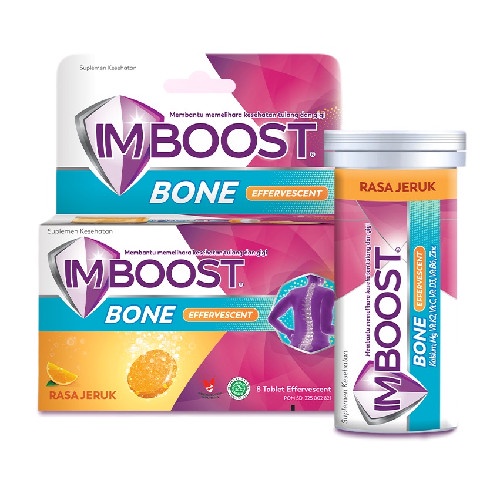 IMBOOST BONE EFFERVESCENT VITAMIN K2 DAN MAGNESIUM UNTUK TULANG