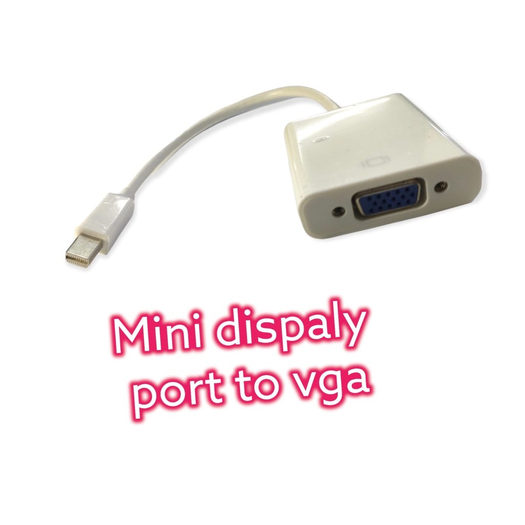 Mini Displayport / Thunderbolt to VGA Adapter