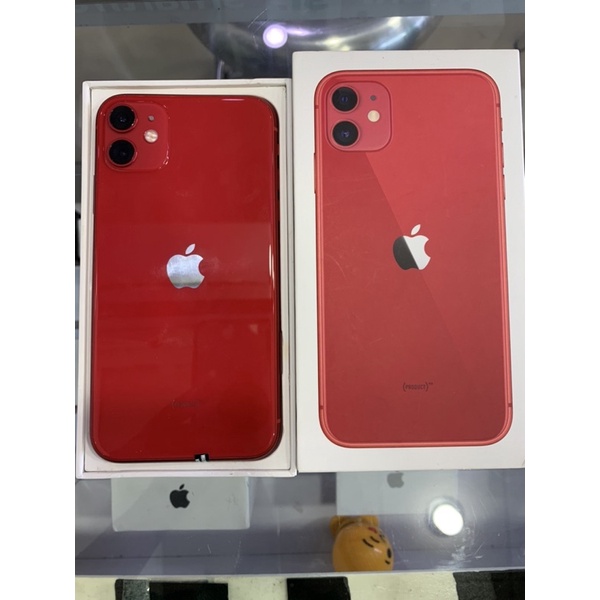 iPhone 11 64GB ReD Resmi Apple Singapore Second hand Fullset Lengkap Asli Bukan Oem/dilengkapi