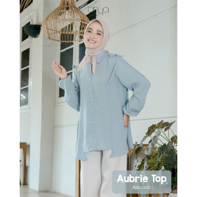 Kemeja korea - kemeja kekinian - kemeha remaja - kemeja OOTD - AUBRIE TOP