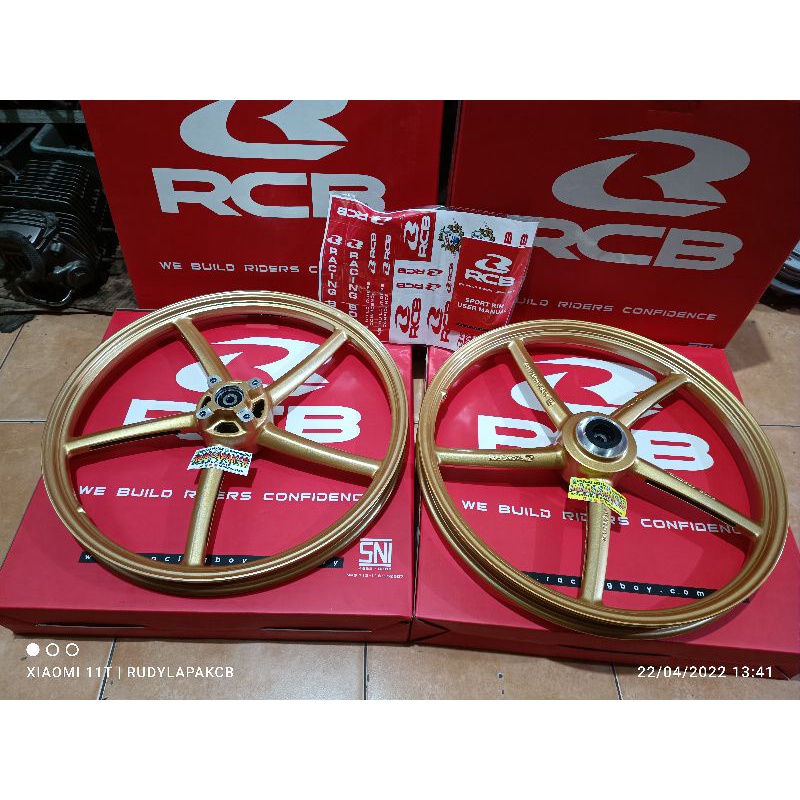 Velg Rcb ORI depan Yamaha uk.120-17