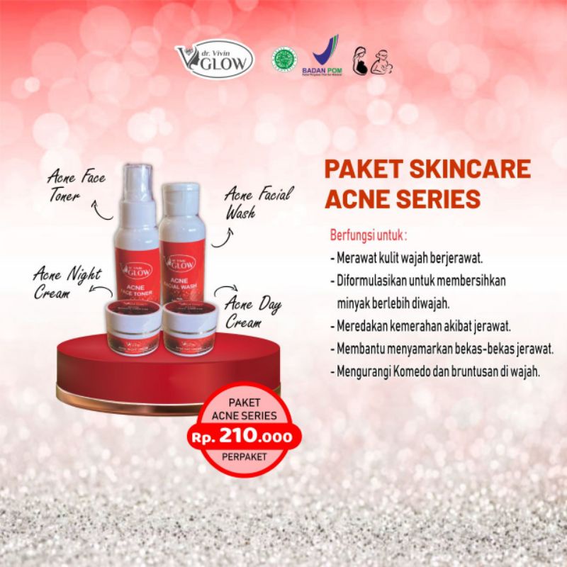 PAKET ACNE SERIES BY DR VIVIN GLOW