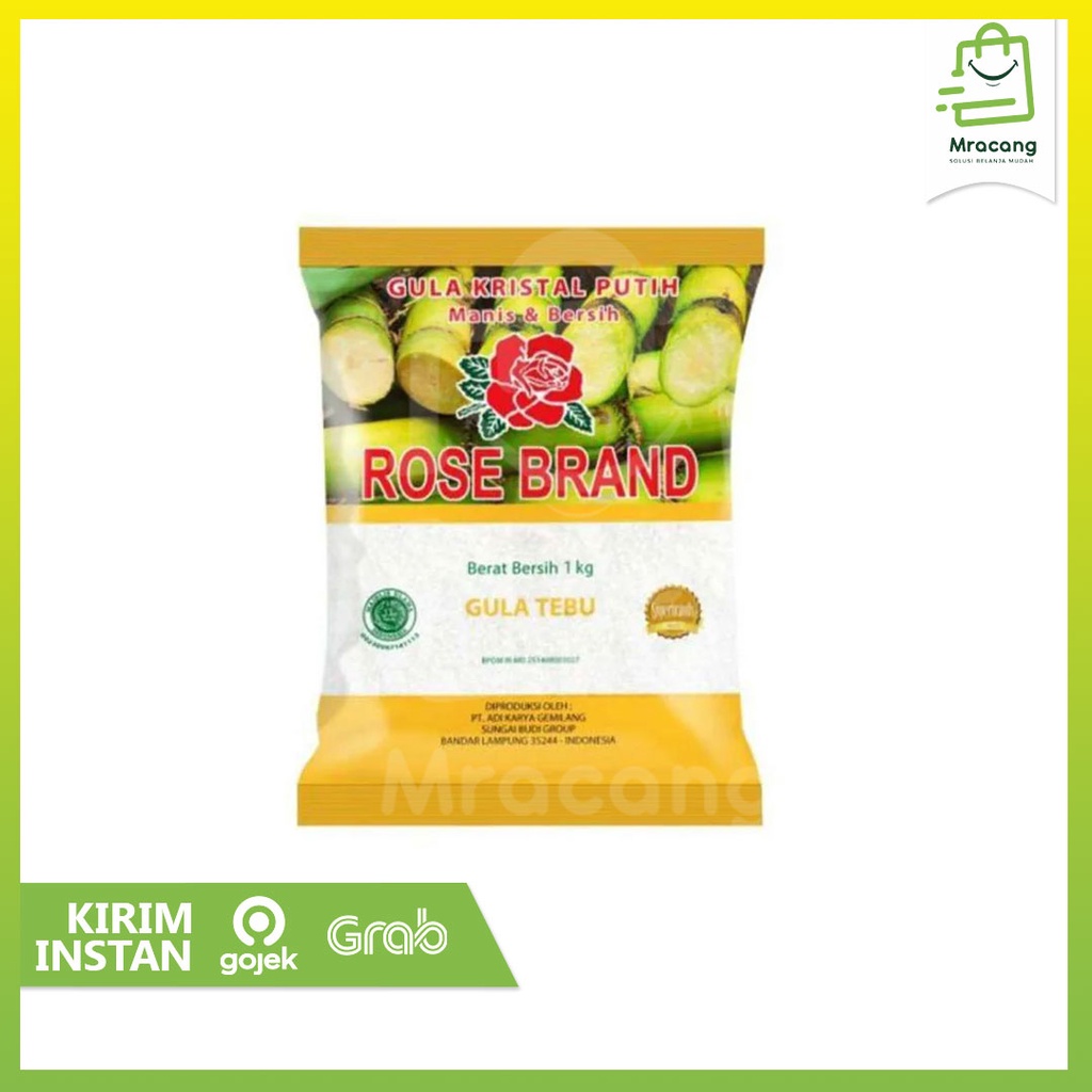 Gula Pasir Kuning Rosebrand - Berat 1kg