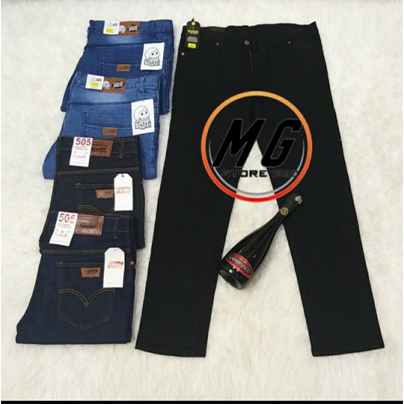 CELANA JEANS PANJANG JUMBO BIG SIZE STREET SLIM FIT PRIA LAKI LAKI