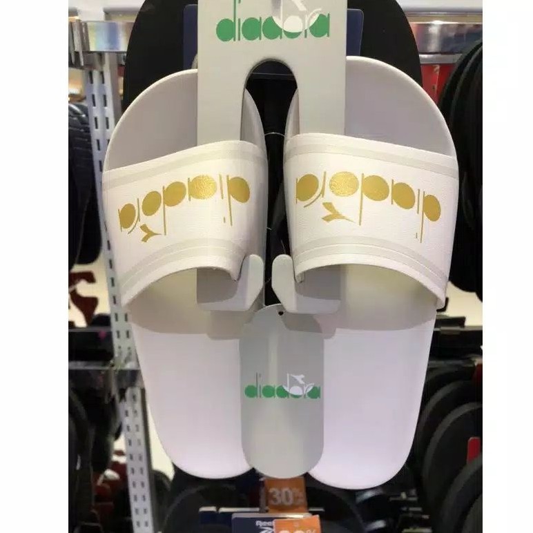 Ori Sale Sandal Slop Diadora Putih Pink Tammi