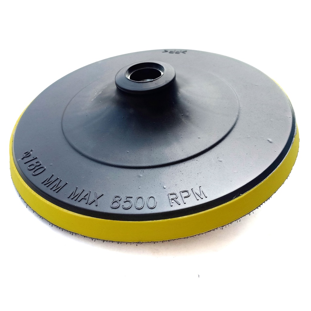 7Inch Tatakan Amplas Poles Gerinda Bulat Polish Polisher Polishing Pad Velcro