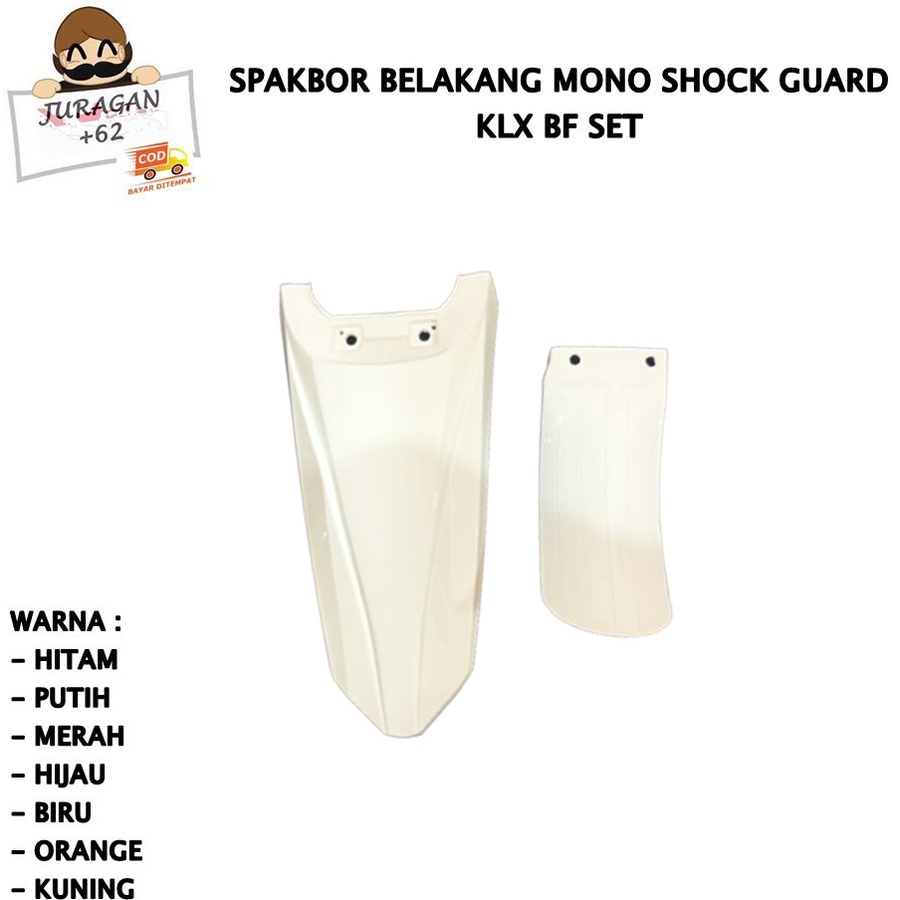 SPAKBOR SET KLX BF BIG FOOT150 250 DTRACKER BELAKANG COVER LUMPUR MONOSHOCK D TRACKER