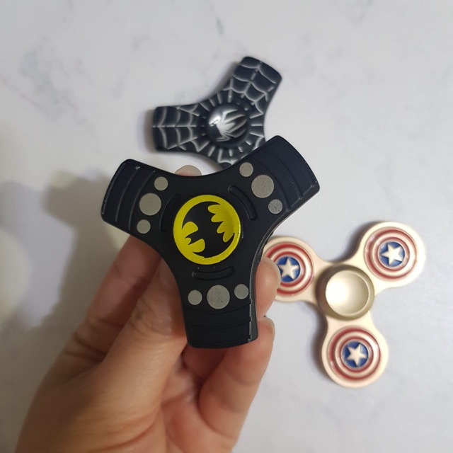 ( BISA COD ) Spinner Captain America Spiderman Superman