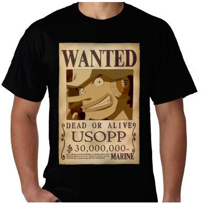 Kaos Wanted Usopp-OA17