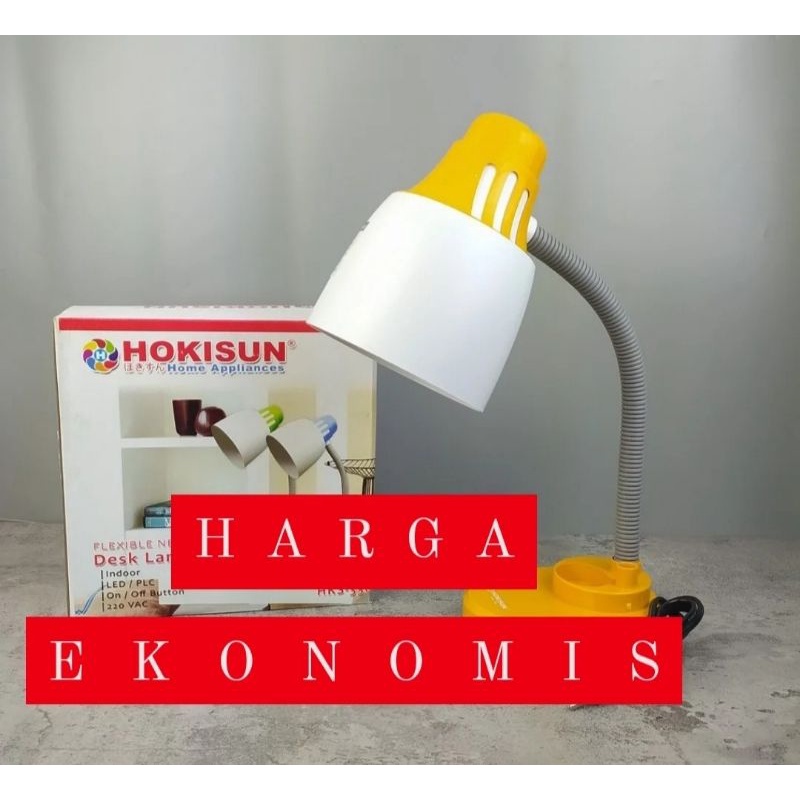 HKS-336 Hokisun Lampu Meja Belajar Baca &quot;Tanpa Led&quot; ATAU &quot;Dengan Led&quot;