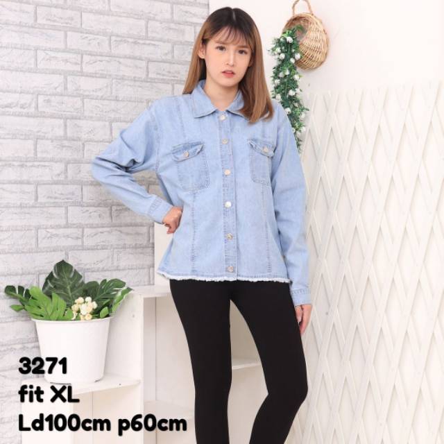 big oversize jaket jeans fit XL