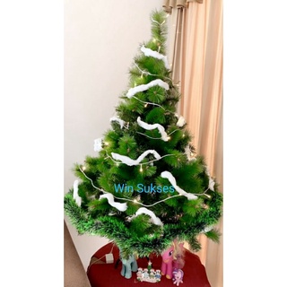 Pohon Natal 1 5 Meter Accesories Pohon Natal 150 Cm Accesories Pohon Natal 5 Feet Accesoris Shopee Indonesia