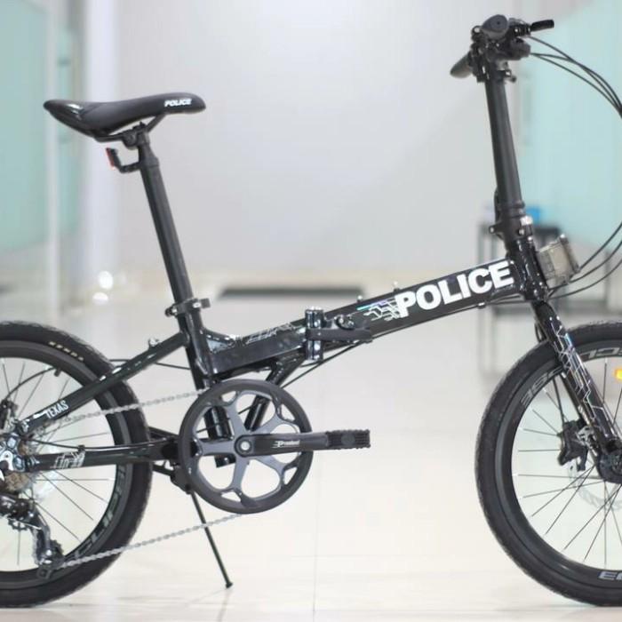 Sepeda Sepeda Lipat 20 Element Police Texas New