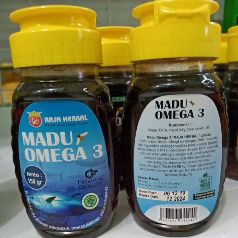 

MADU OMEGA 3 premium quality. Madu kesehatan baik untuk nutrisi otak