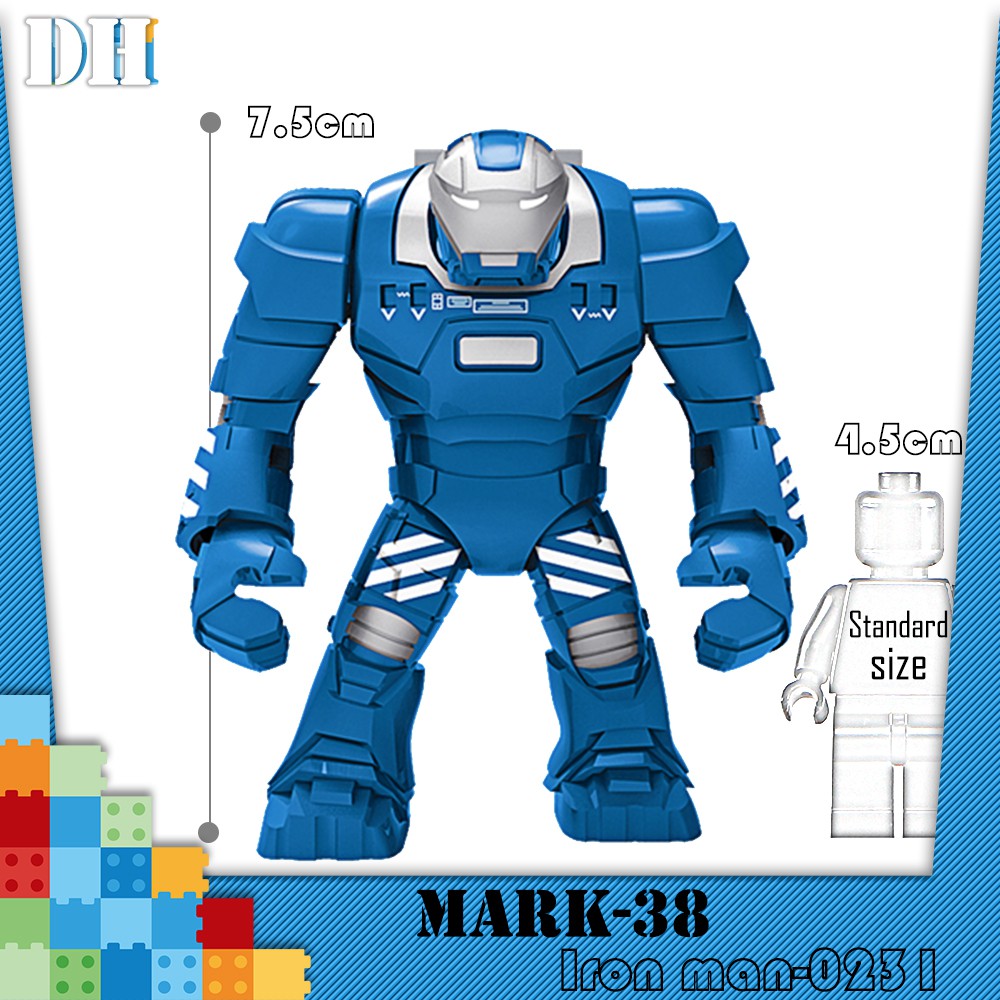 lego blue iron man