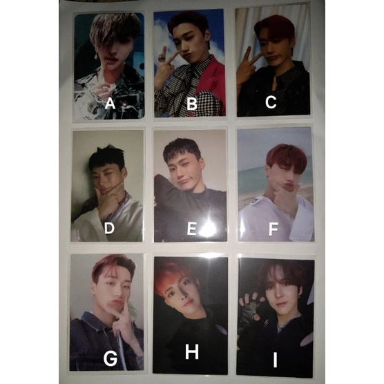 [BACADESKRIPSI] PhotoCard Ateez San Hongjoong Yunho Seonghwa Zero Fever pt 2 pt 3 Makestar