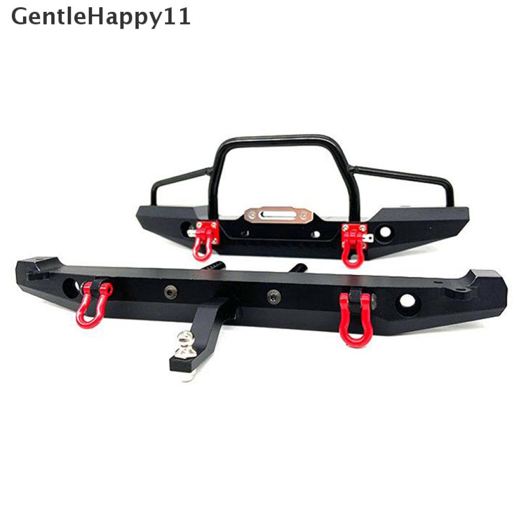 Gentlehappy Bumper Depan / Belakang Bahan Metal Dengan Lampu Led Untuk Mobil RC Crawler Skala 1: 10