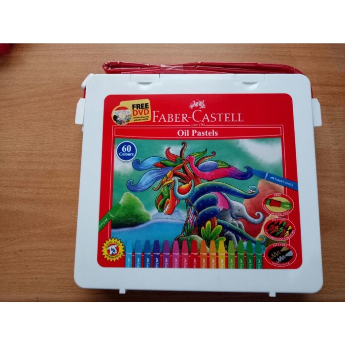 

PASTEL-DRY-OIL- CRAYON FABER CASTELL 60 WARNA / OIL PASTEL -OIL-DRY-PASTEL.