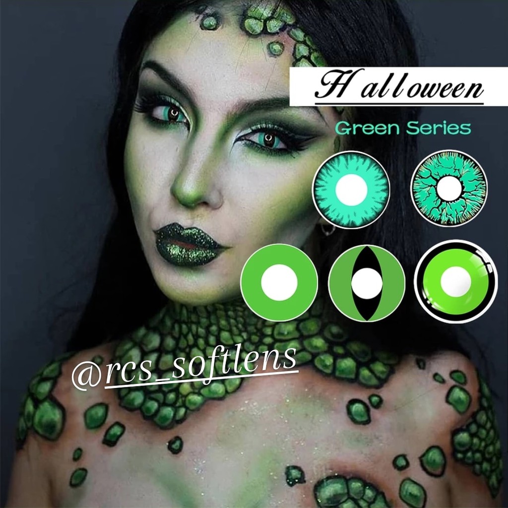 RCS✅ Softlens Cosplay halloween hijau series